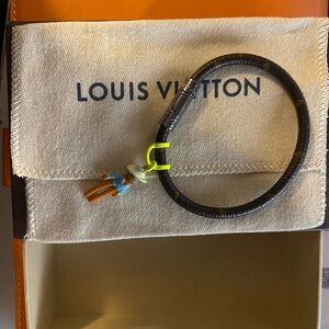 Louis Vuitton Hang It Mascots bracelet in Monogram canvas